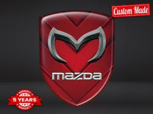 Mazda Vinilos Traseros Autos Estilo Carreras Personalizable